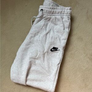 Nike Gray Jogger Sweatpants with Elastic Waistband